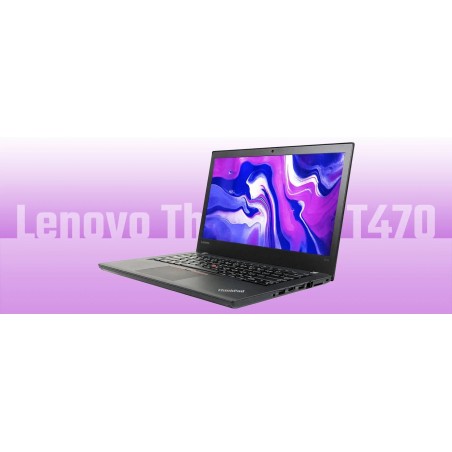 NOTEBOOK LENOVO THINKPAD T470 (USATO ) DISPLAY 14,1  HD - INTEL  I5-7300U - RAM 8GB -  SSD 256GB NVME - WEBCAM - SVGA INTEL HD6