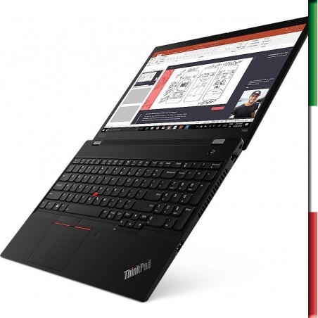 NOTEBOOK LENOVO T590 (USATO ) - DISPLAY 15,6 FULL  HD -  INTEL I5-8365U - RAM 8GB - SSD 256GB NVME - WEBCAM -  SVGA INTEL HD620