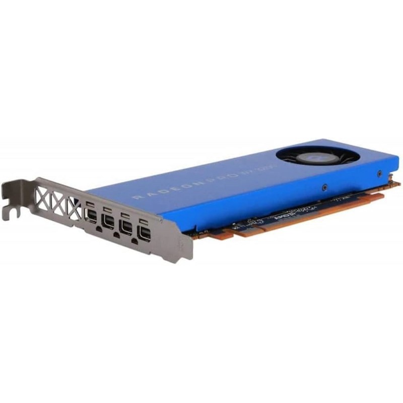 SCHEDA VIDEO AMD RADEON PRO WX 3200 4GB GDDR5 SCHEDA VIDEO GRAFICA PCIE WORKSTATION CAD PC 4 * MINI-DISPLAY PORT