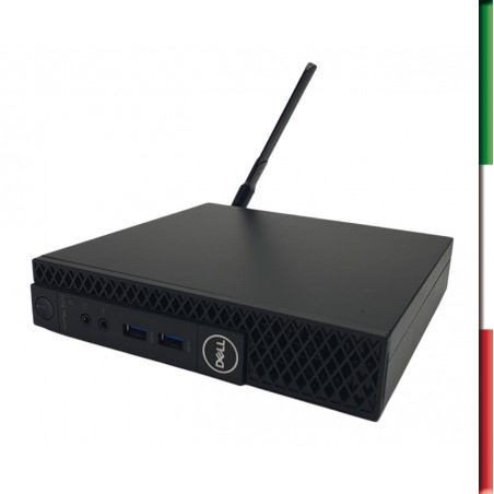 PC DELL 3070 MINI (USATO) - INTEL I5-9500T - SVGA INTEL HD630 - 16GB RAM - SSD 512GB - WI FI - Windows 11 PRO -  12 Mesi di Gar