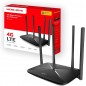 ROUTER Mercusys TP-Link MB115-4G Router WiFi con Sim, 4 Antenne Ad Alto Guadagno, 4G LTE Wireless 300Mbps, 3 Porte LAN+1 Porta