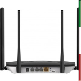 ROUTER Mercusys TP-Link MB115-4G Router WiFi con Sim, 4 Antenne Ad Alto Guadagno, 4G LTE Wireless 300Mbps, 3 Porte LAN+1 Porta