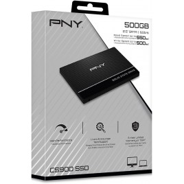 SSD-SOLID PNY CS900 Interno Unità a stato solido (SSD) 500GB Serie 2.5 SATA III