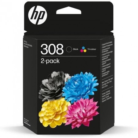 CARTUCCIA HP 308 MULTIPACK 6L6S6UE NERO+COLORE 160+120PG