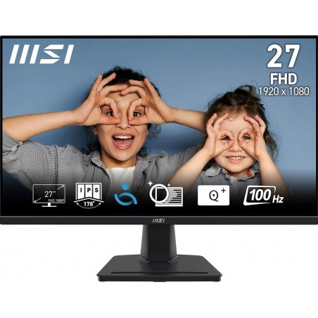 MONITOR MSI PRO MP275 27" FHD - Pannello IPS (1920 x 1080), 100 Hz, Schermo Eye-Friendly, Altoparlanti Integrati, Inclinabile -