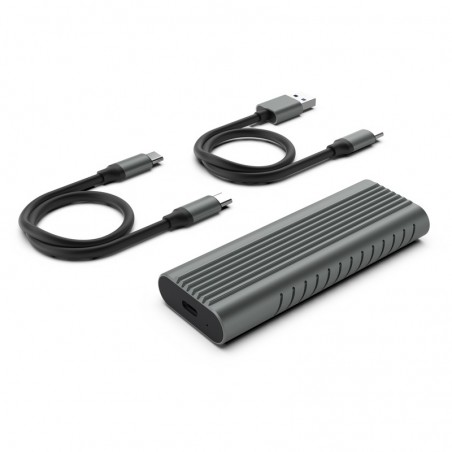 Box per SSD M.2 NVMe/PCIe senza viti USB-C 3.2 Gen2