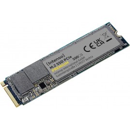 SSD-SOLID STATE Intenso 3835450 500 GB M.2 SSD PCIe Premium, fino a 2100 MB/s, (PCI Express Gen.3x4 NVMe 1.3, Solid State Drive