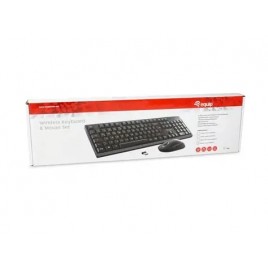 TASTIERA+MOUSE WIRELESS EQUIP 245223 STANDARD DA 105 TASTI SOFT TOUCH- EAN: 4015867231005