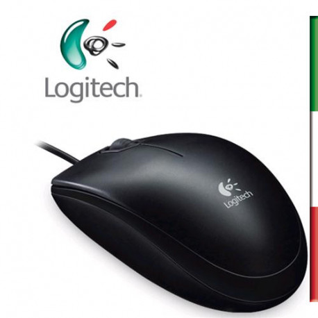 MOUSE LOGITECH OEM B100 OPTICAL BLACK USB P/N 910-003357 800DPI-GARANZIA 3 ANNI- MOUSE LOGITECH OEM B100 OPTICAL BLACK USB P/N 910-003357 800DPI-GARANZIA 3 ANNI-
