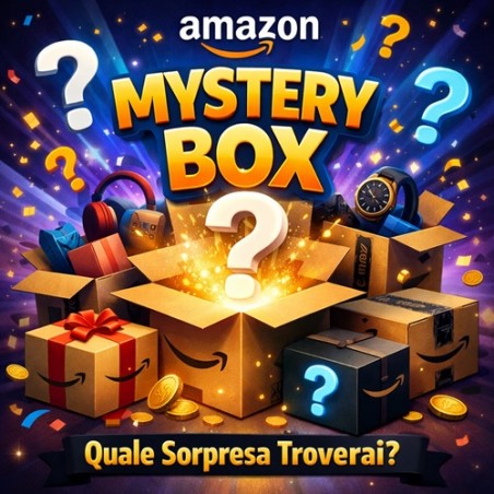 MYSTERY BOX AMAZON BIG( scatole sigillate Amazon non reclamate ) contiene articoli di diverse categorie dal giardinaggio all'el