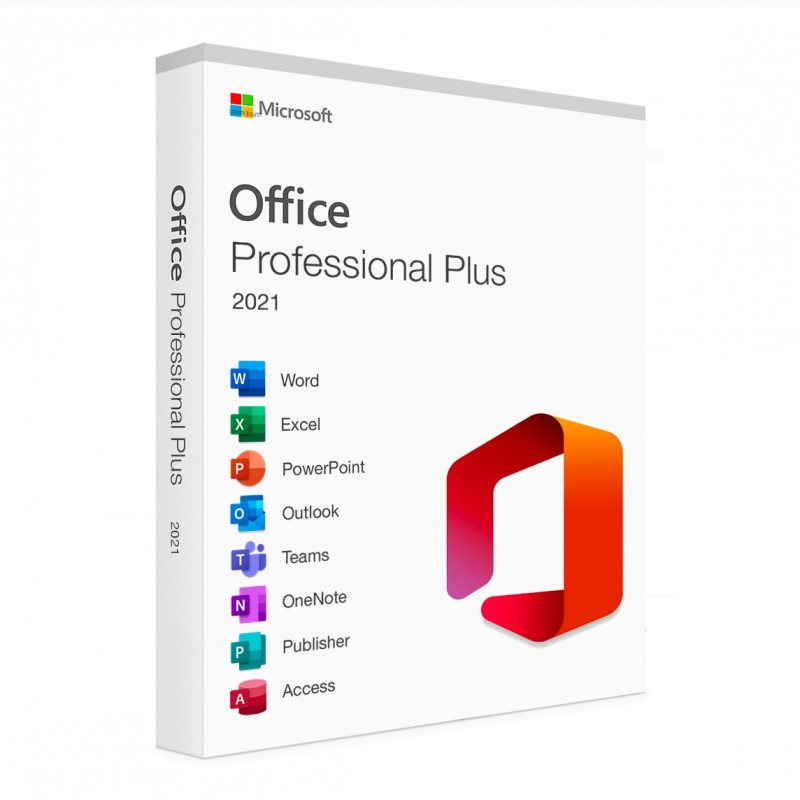 OFFICE 2021 5 UTENTI - PROFESSIONAL PLUS   WINDOWS VERS.LICENZA ESD