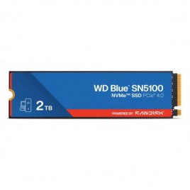 SSD-SOLID STATE DISK M.2(2280) NVME 2000GB(2TB) PCIE4.0X4 WD BLUE SN5100 WDS200T5B0E READ:7100MB/S WRITE:6700MB/S