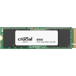 SSD-SOLID STATE Crucial E100 480GB PCIe Gen4 NVMe M.2 SSD Interno, Fino a 4.700 MB/s, Compatibile con Notebook e PC Desktop - C