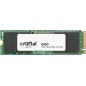 SSD-SOLID STATE Crucial E100 480GB PCIe Gen4 NVMe M.2 SSD Interno, Fino a 4.700 MB/s, Compatibile con Notebook e PC Desktop - C