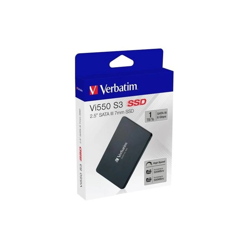 SSD-SOLID VERBATIM Vi550 S3 Interno Unità a stato solido (SSD) 1TB Serie 2.5 SATA III