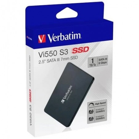 SSD-SOLID VERBATIM Vi550 S3 Interno Unità a stato solido (SSD) 1TB Serie 2.5 SATA III