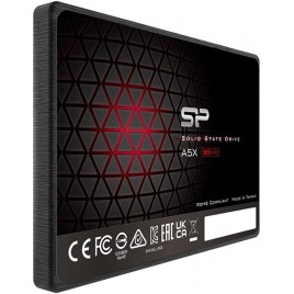SSD-SOLID STATE DISK Silicon Power 1TB SSD 3D NAND A5X SLC Cache Performance Boost SATA III 2.5" 7mm (0.28") Internal Solid Sta