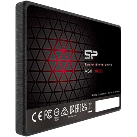 SSD-SOLID STATE DISK Silicon Power 1TB SSD 3D NAND A5X SLC Cache Performance Boost SATA III 2.5" 7mm (0.28") Internal Solid Sta
