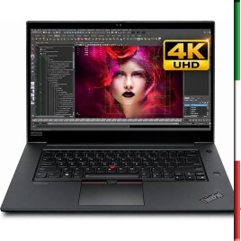 NOTEBOOK LENOVO P1 GEN.5  (USATO) DISPLAY 15,6 4K - INTEL  QUAD I7-12800H - RAM 32GB DDR5  - SSD 1TB  NVME - SVGA QUADRO RTX A1