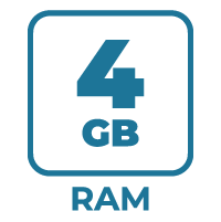 RAM : 4GB DDR3