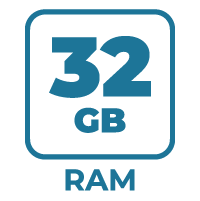 RAM : 32GB DDR4